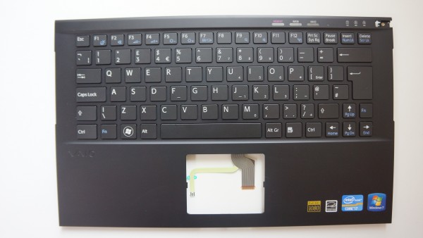 Sony Vaio SV-Z1311C5E Z1311Z9E Keyboard UK Palm: N860-7832-T405 Backlight