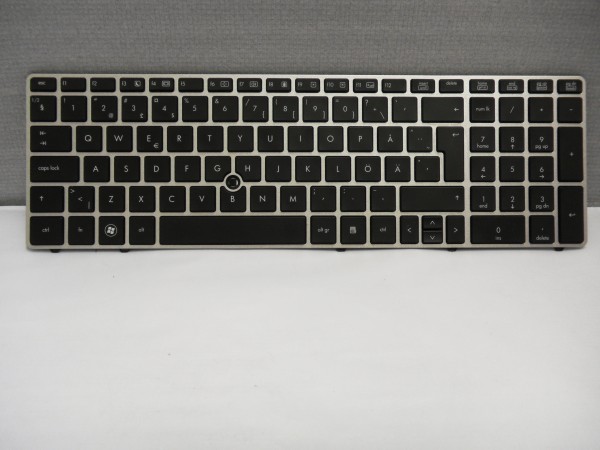 HP QWERTY Keyboard EliteBook 8560P 8570P 6560B 65B SE 641181-B71 V B #25