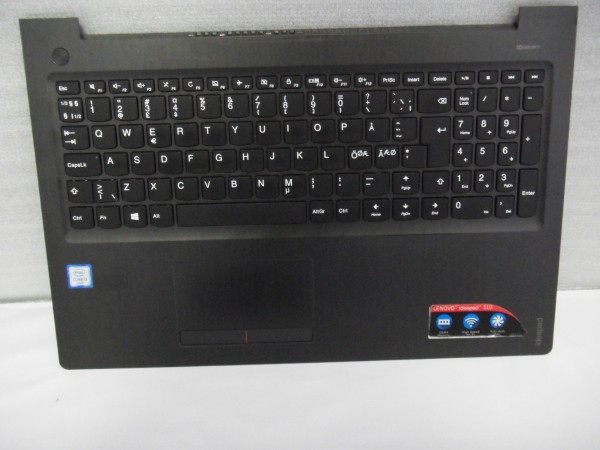 Lenovo QWERTY Keyboard IdeaPad 310 ND DK NO SE FI black grey SN20K82547 V B %2