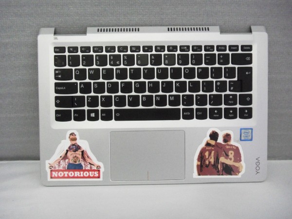 Lenovo QWERTY Keyboard YOGA 710 UK Backlight silver SN20K82149 V B %23