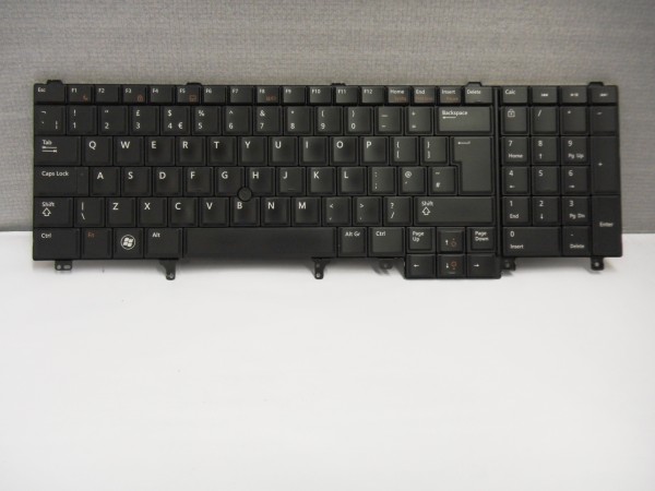 DELL QWERTY Keyboard LATITUDE E5520 E5530 E6520 E6530 UK 07JJNH V B #27