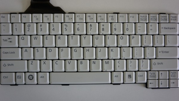 Fujitsu Lifebook T730, T4410, T5010, T900 Keyboard US Layout CP297222-02 B-Ware