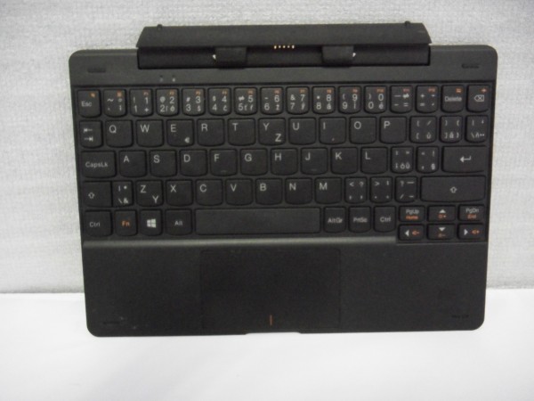 Lenovo QWERTY Keyboard IdeaPad MIIX 300 10ICR SK black 5D20K10637 V B %26