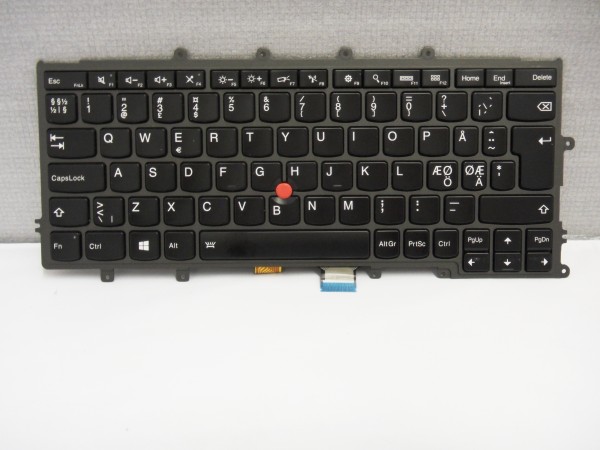 Lenovo Thinkpad QWERTY Keyboard X250 X260 NOD DK NO SE FI Backlight FRU01AX355 V B #3.1