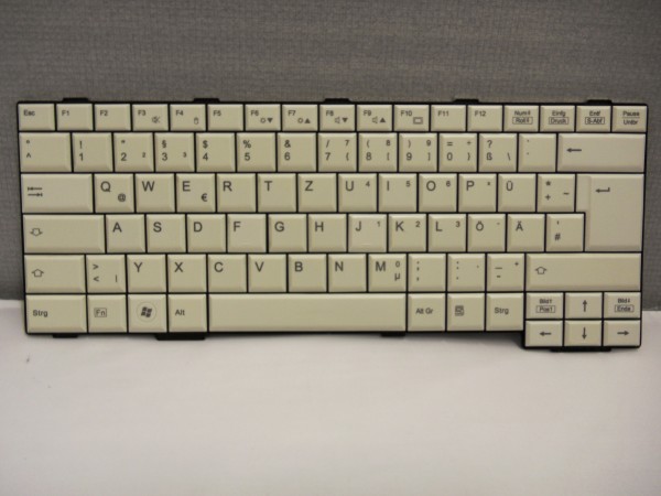 Fujitsu QWERTZ Keyboard Lifebook S760 S761 S751 S781 cream DE CP474611-01 V B #21