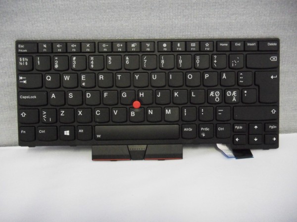 Lenovo QWERTY Keyboard ThinkPad T470 T480 NOD DK NO SE FI 01AX568 Backlight V B #8