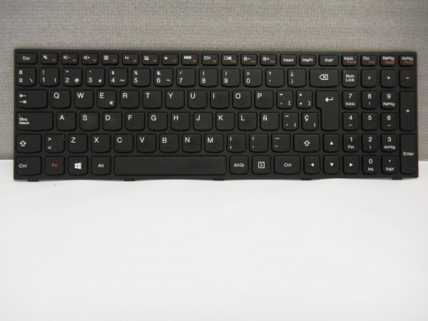 Lenovo QWERTY Keyboard IdeaPad G50-70 B50-30 Z50 ES 25214758 V B #6