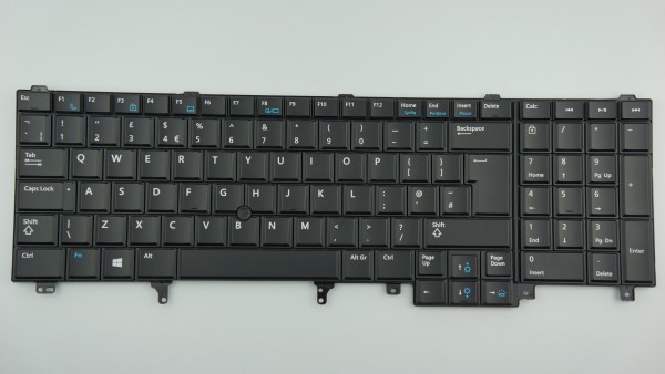 Dell Latitude E5530 E6520 E6530 E6540 Keyboard 04XJCD Backlight UK Layout A-Ware