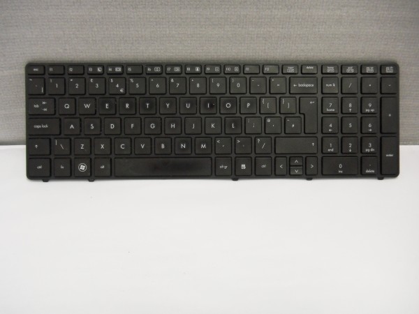 HP QWERTY Keyboard EliteBook 8560P 8570P 6560B 65B UK 641180-031 V B #25