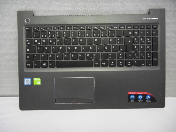 Lenovo QWERTZ IdeaPad 510 DE black SN20K82459 V B %3