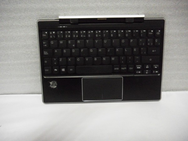 Lenovo QWERTY Keyboard IdeaPad MIIX 310 10ICR ES black silver 5D20L64843 V C %25