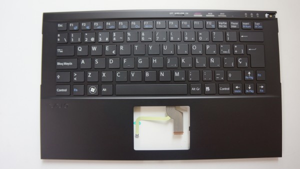 Sony Vaio VPC-Z21V9E Z21A9E Z21A9E Z21C5E Z21Q9E Keyboard Sp. Palm: N860-7832-T006 Backlight