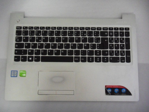 Lenovo QWERTY Keyboard IdeaPad 510 FR silver grey SN20K82493 V B %3