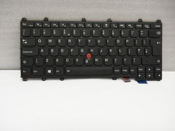 Lenovo QWERTY Keyboard ThinkPad Yoga 260 20fd 20fe UK Backlight 00PA235 V B #28