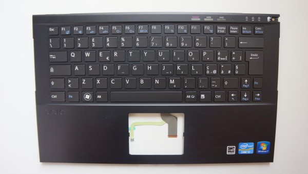 Sony Vaio SV-Z1311C5E Z1311Z9E Keyboard IT Palm: N860-7832-T405 Backlight